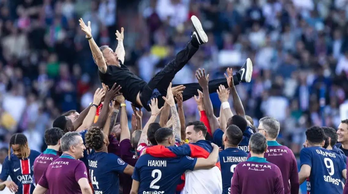 巴黎圣日耳曼赢得法甲联赛冠军