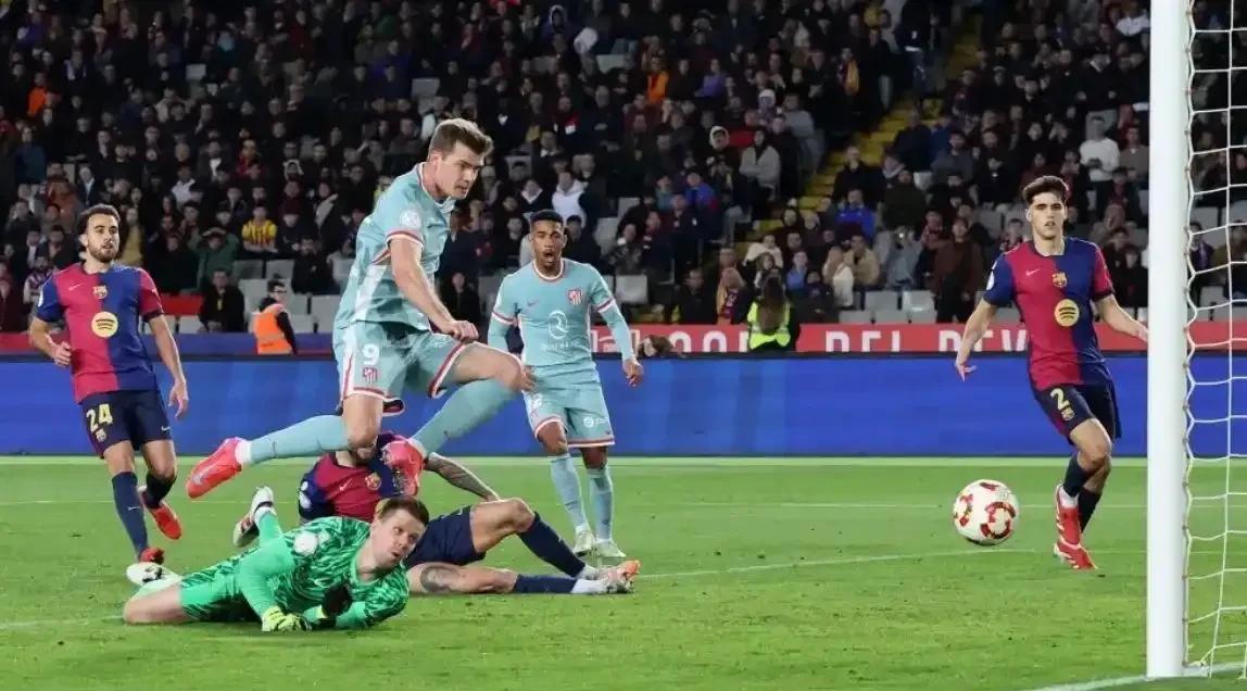 马德里竞技横扫巴萨，阿尔瓦雷斯刷新纪录